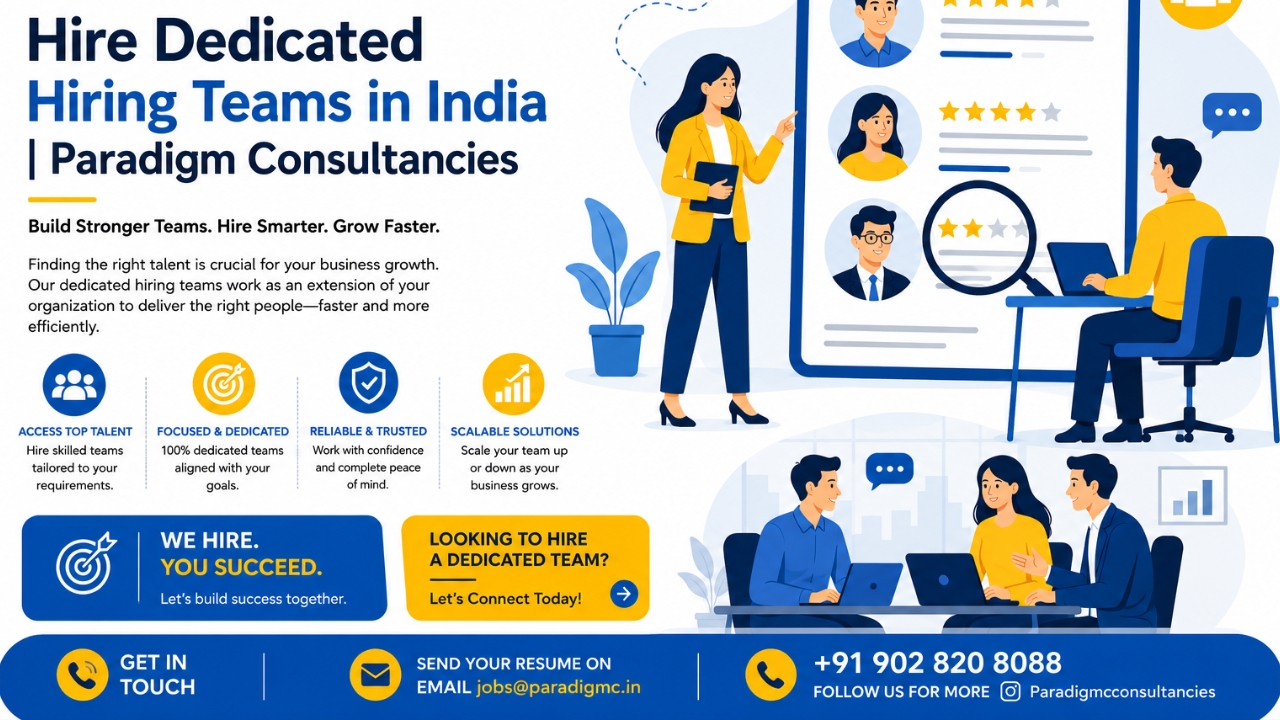 Hire Dedicated Hiring Teams in India