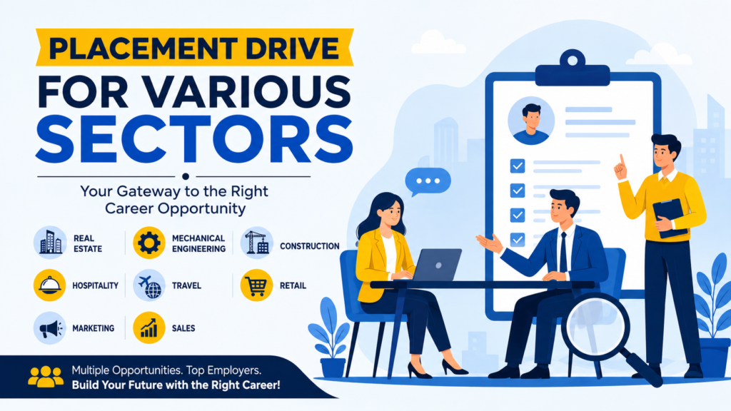 Placement Drive for Various Sectors