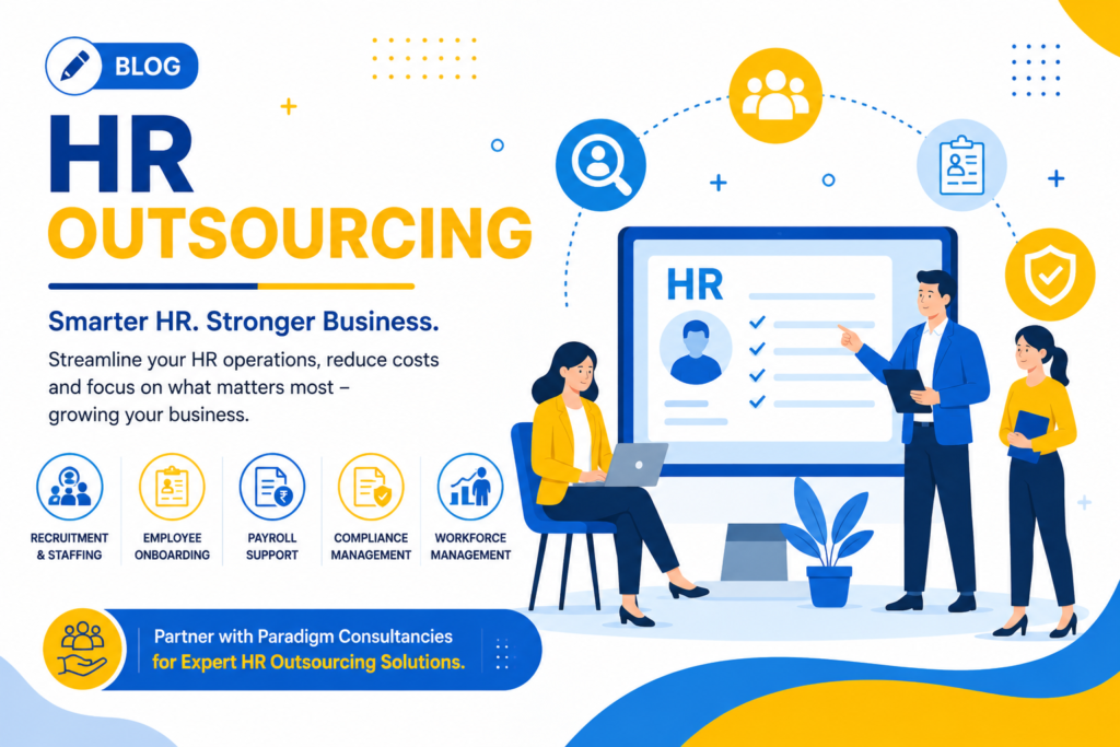 Looking for reliable HR Outsourcing services? Paradigm Consultancies provides recruitment, staffing, onboarding, payroll support, HR documentation, compliance, and workforce management solutions.