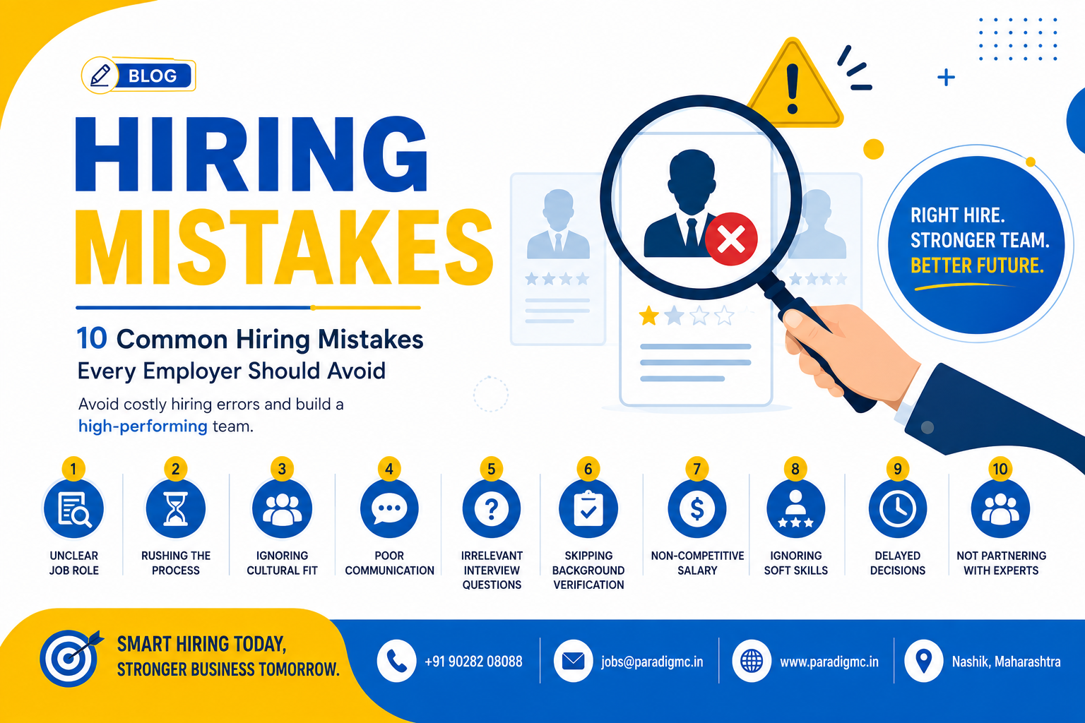 Hiring Mistakes: 10 Common Hiring Mistakes Every Employer Should Avoid