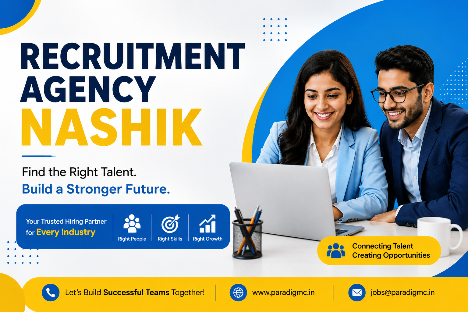 Looking for a trusted Recruitment Agency Nashik? Paradigm Consultancies offers HR consultancy, staffing, executive search, bulk hiring, and recruitment solutions for businesses.
