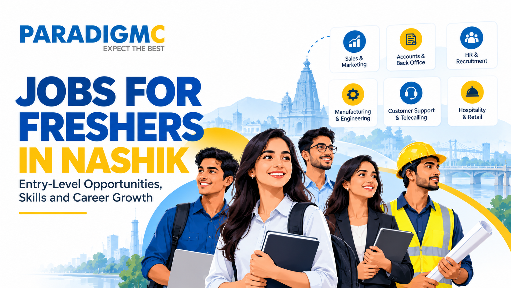 Looking for jobs for freshers in Nashik? Explore entry-level career options, resume tips and job-search guidance with Paradigm Consultancies.